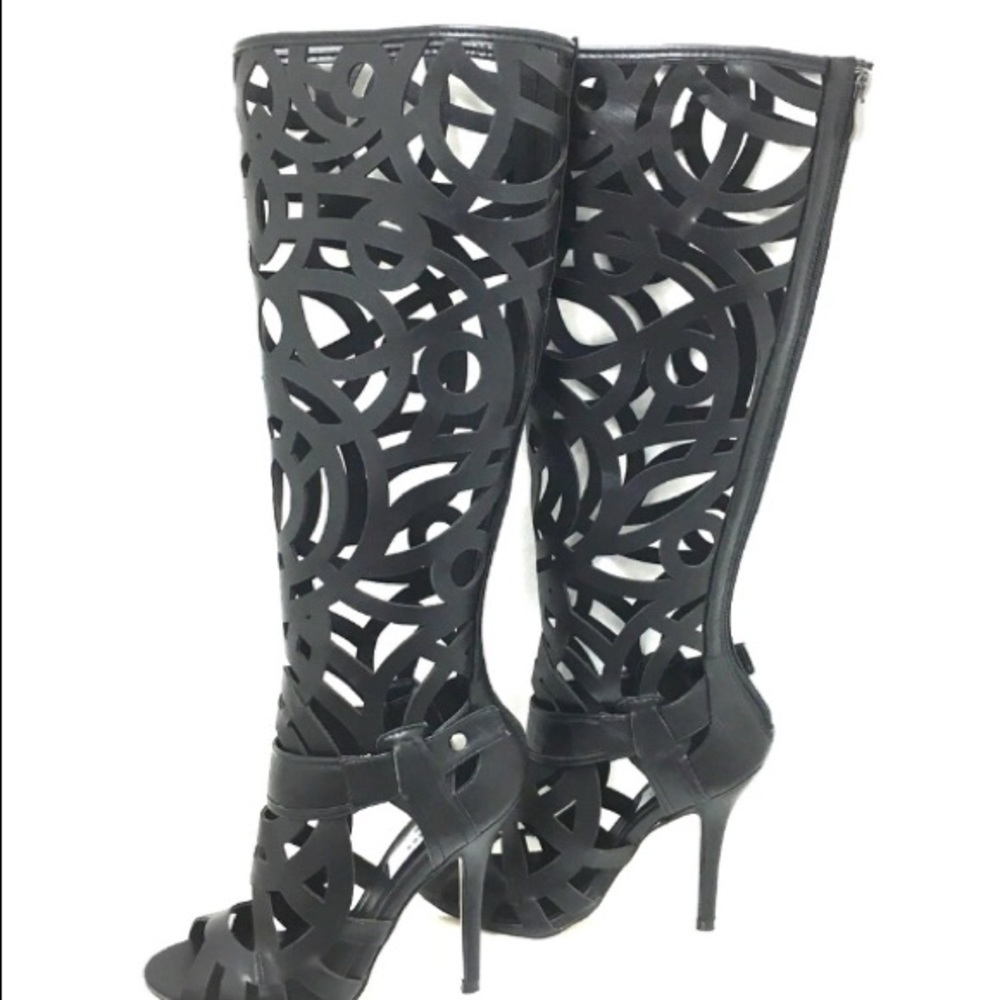 🆕NEW Chelsea & Zoe Open Toe Boots Size 6 - Picture 1 of 5